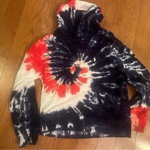 Polo Ralph Lauren boys tie dye hoodie size Medium